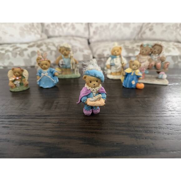 Lot of 8 Collectible Cherished Teddies Bear Figurines - Picture 3 of 10